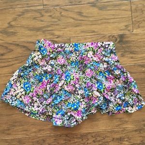 Floral skort